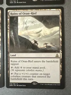 Ruins Of Oran-Rief X4 Oath Of The Gatewatch Ex Cond See Pics Front Back English - Image 4