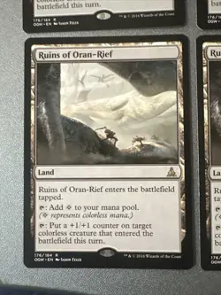 Ruins Of Oran-Rief X4 Oath Of The Gatewatch Ex Cond See Pics Front Back English - Image 5