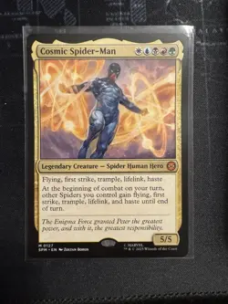 Cosmic Spider-Man - MTG Marvel's Spider-Man #127 - **Damaged** - Image 2