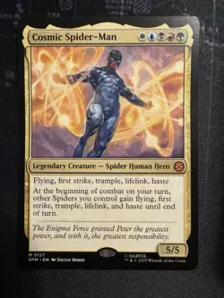 Cosmic Spider-Man - MTG Marvel's Spider-Man #127 - **Damaged** - Image 4