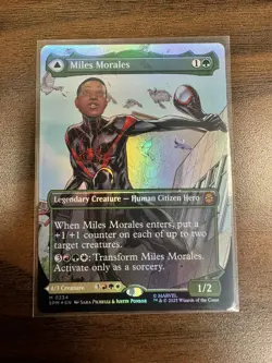 Miles Morales Marvel's Spider-Man Borderless Foil Mythic Rare - Image 1