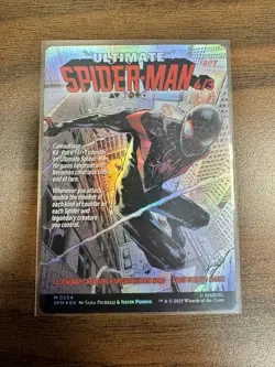 Miles Morales Marvel's Spider-Man Borderless Foil Mythic Rare - Image 2