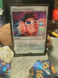 MTG Talisman of Creativity - Foil art - Dr. Who Commander #0248 - Image 1