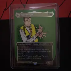 Peter Parker (0232) Foil Borderless Marvel's Spider-Man - Image 1