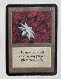Iron Star Alpha MP Moderate Play MTG Magic The Gathering - Image 1