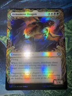 Armament Dragon (Showcase) Tarkir: Dragonstorm Foil - Image 1