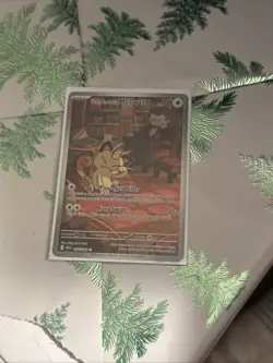Pokemon Tcg Team Rockets Meowth Destined Rivals 203/182 - Image 1