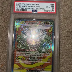 2025 POKEMON PRISMATIC EVOLUTIONS TEAL MAST OGERPON EX SIR PSA 10 - Image 4