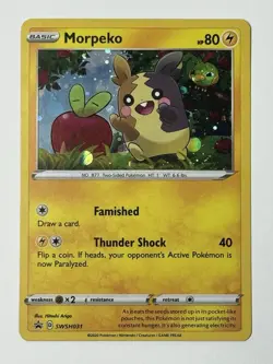 Pokemon TCG - Morpeko- 2020 - SWSH031 - Black Star Promo - Cosmo Holo - Image 2