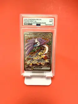 Pokemon Raging Bolt Ex 166 PSA9 Prismatic Evolutions - Image 1