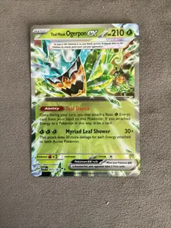 Pokemon Teal Mask Ogerpon Ex 025/167 SV06 Twilight Masquerade Double Rare NM - Image 1