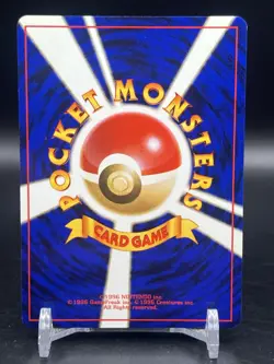 1996 Pokemon Base Set Japanese Blastoise Holo Rare No. 009 Old Back NM - Image 2