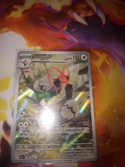Pokemon TCG Unfezant 150/086 SV:Black Bolt Illustration Rare Holo NM - Image 1