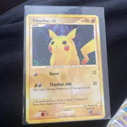 Pikachu - 112/111 - Pokemon Rising Rivals Ultra Rare HP (fake) - Image 1