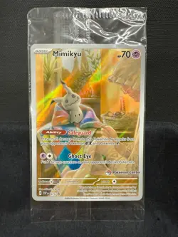 2024 Pokemon Mimikyu SEALED Pokemon Center Promo 075 SVP Paldean Fates Near Mint - Image 1