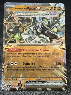 Cornerstone Mask Ogerpon ex 058/131 - Pokemon TCG: Prismatic Evolutions - NM - Image 1