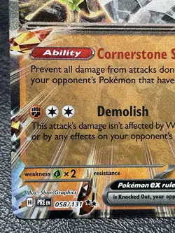 Cornerstone Mask Ogerpon ex 058/131 - Pokemon TCG: Prismatic Evolutions - NM - Image 5