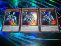 3x Blue-Eyes Abyss Dragon 1st Edition Super Rare RA01-EN017 Yu-Gi-Oh! - Image 1