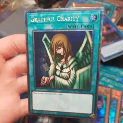 Yu-Gi-Oh! Graceful Charity RA03-EN116 Quarter Century Secret Rare 1st Ed - Image 1