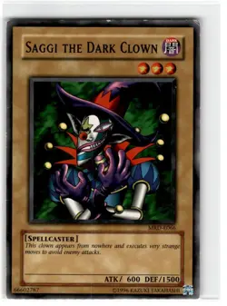 Yu-Gi-Oh! Saggi The Dark Clown Common MRD-E066 Moderately Played Unlimited - Image 1