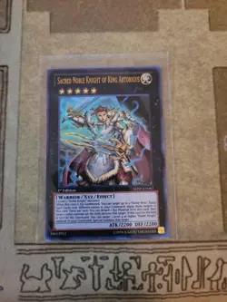 YUGIOH SACRED NOBLE KNIGHT OF KING ARTORIGUS SHSP-EN087 ULTRA 1ST ED LP - Image 1