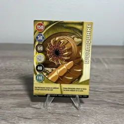 Bakugan WORMQUAKE Metal Gate Card GOLD 2008 BA207 12/48b - Image 1