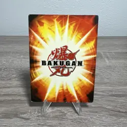 Bakugan WORMQUAKE Metal Gate Card GOLD 2008 BA207 12/48b - Image 2