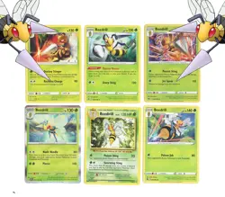 Beedrill Pokemon 6 Card Lot - includes - 151 XY Evolutions Team Up 5/181 - Image 1