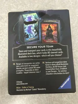 Disney LORCANA: Rise of the Floodborn TCG MULAN 80-Card DECK BOX * NEW - Image 2