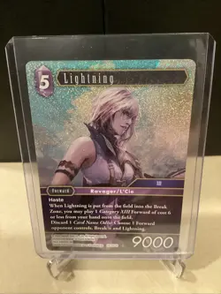 Lightning Foil Final Fantasy Opus Card 19-082H From Nightmares - Image 1
