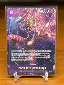 Donquixote Doflamingo Alt Art OP10-071 SR Royal Blood English One Piece Card - Image 1