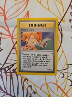 NM Misty's Tears Banned 118/132 Reg. Unlimited Gym Challenge Pokemon Card - Image 1