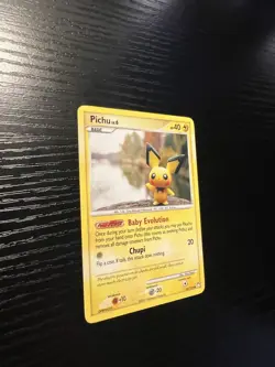 Pokemon Pichu TCG Mysterious Treasures Card 93/123 Regular Common - Image 4