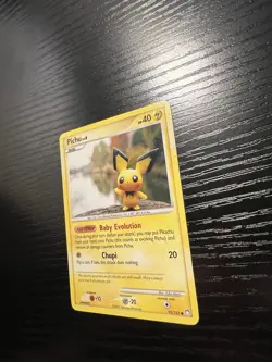 Pokemon Pichu TCG Mysterious Treasures Card 93/123 Regular Common - Image 5