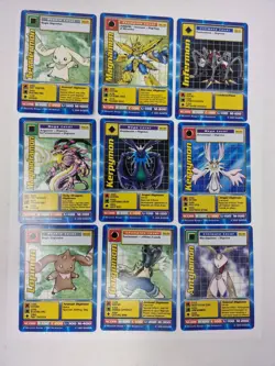 Digimon The Movie 2000 Promo Card Set Bandai 9 Cards - Image 2