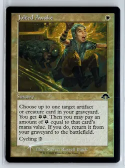 FOIL Jolted Awake #309 Modern Horizons 3 - MTG Magic the Gathering Card - Image 1