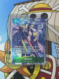 Smoker (Alt Art) OP10-030 SR Royal Blood - ONE PIECE Card Game English Near Mint - Image 1