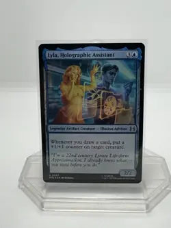 MTG Lyla, Holographic Assistant 0007 (Foil) Spider-Man: Eternal-Legal NM SPE - Image 1