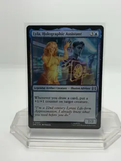 MTG Lyla, Holographic Assistant 0007 (Foil) Spider-Man: Eternal-Legal NM SPE - Image 2