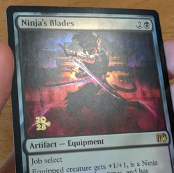 Ninja's Blades - Pre-release Foil Stamped Promo - Final Fantasy MTG - Image 3