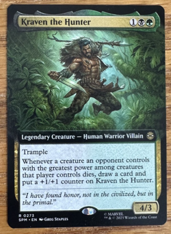 MTG Marvel Spider-Man, Kraven the Hunter - Extended Art - Image 1