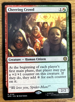 MTG Marvel Spider-Man, Cheering Crowd - Image 1