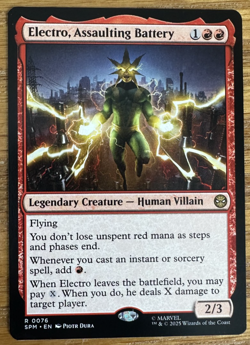 MTG Marvel Spider-Man, Electro, Assaulting Battery - Image 1