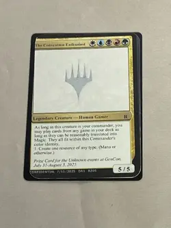 MTG The Convention Enthusiast Un-Known Event Playtest Cards Magic the Gathering - Image 1