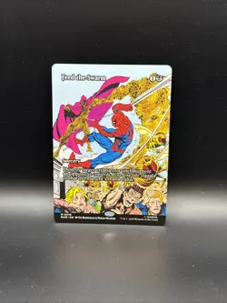 🔥 Feed the Swarm - Borderless M MTG Marvel Universe M/NM, English - Image 1