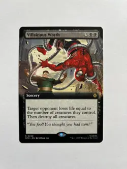 Villainous Wrath (Extended Art) Marvel's Spider-Man Regular NM MTG - Image 1