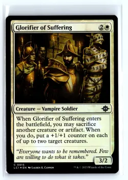 FOIL Glorifier of Suffering Lost Caverns of Ixalan - MTG Magic the Gatherin - Image 1