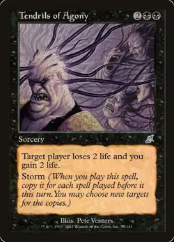 Tendrils of Agony - MTG - Scourge - MP - #75 - Image 1