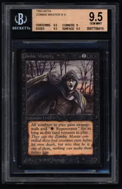 Zombie Master - Beta - MTG Magic the Gathering - BGS MINT 9.5 - Image 1