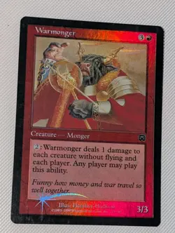 MTG *FOIL* Mercadian Masques Uncommon WARMONGER SP - Image 1